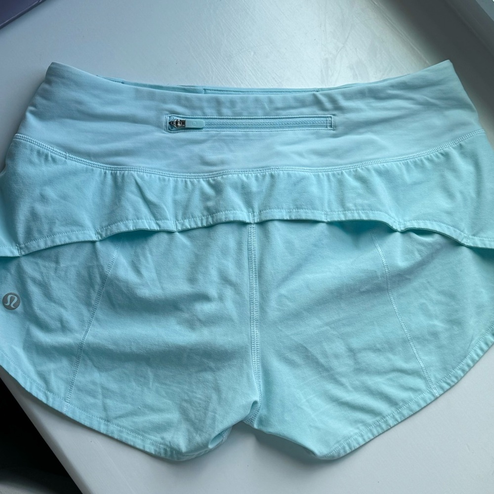 lululemon athletica Light Blue Athletic Shorts